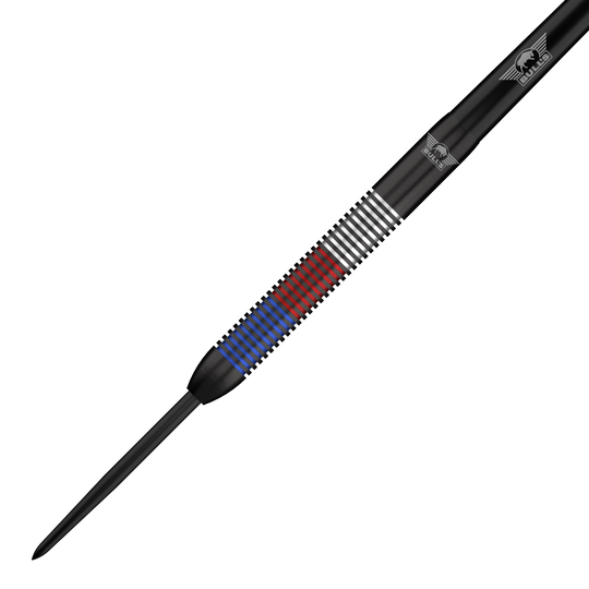 Dardos de acero Bulls NL Karel Sedlacek E2 - 24 g Zu sehen sind die Bulls NL Karel Sedlacek E2 Steeldarts mit 24 Gramm Gewicht. Das Produkt richtet sich an Dartspieler, die Wert auf professionelle Ausrüstung legen.