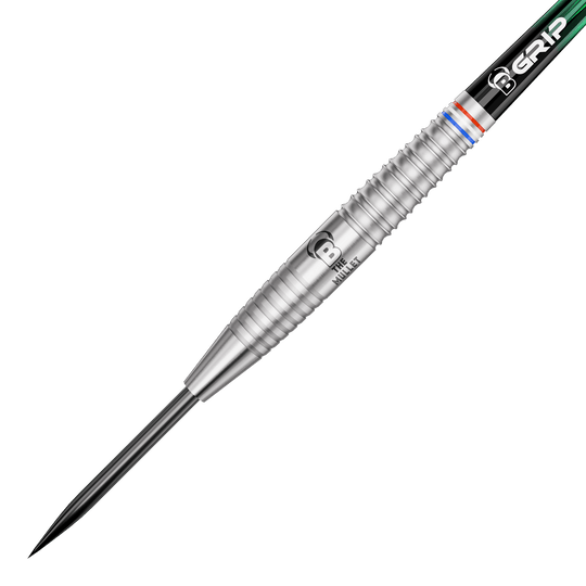 Dardos de acero Bulls Danny Jansen G2 Zu sehen ist der Bulls Danny Jansen G2 Steeldarts. Das Foto präsentiert die Beschaffenheit und Optik des Steeldarts.