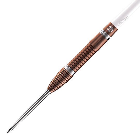 Dardos de acero Caliburn Big Cats Lion Caliburn Big Cats Lion Steeldarts mit einem Gewicht von 23g. Das Bild zeigt die Vorderansicht des Produkts.