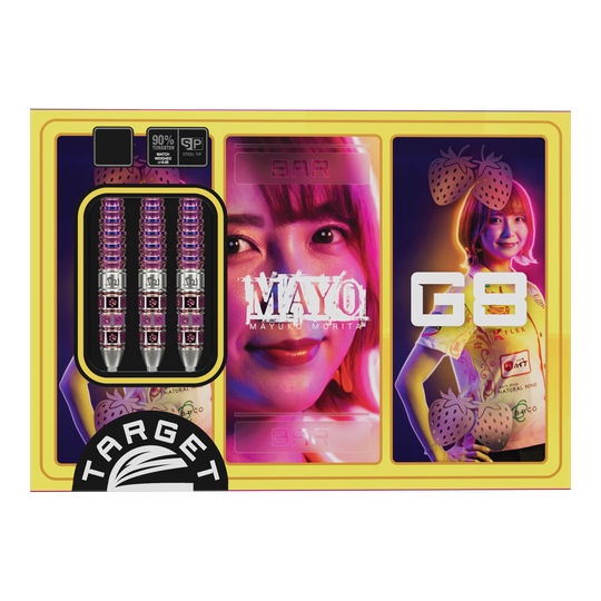 Dardos de acero con punta suiza Mayo GEN8 de la serie Prime de Target Japan