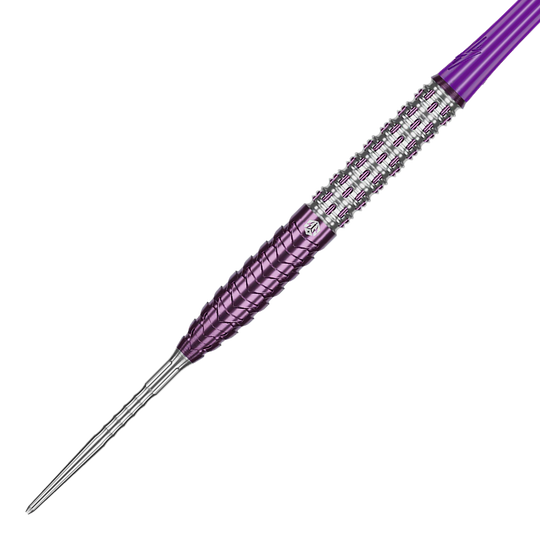 Dardos de acero Caliburn Awakening ET Auf dem Bild befinden sich die Caliburn Awakening E.T. Steeldarts. Die Darts sind aus einem anderen Blickwinkel aufgenommen.