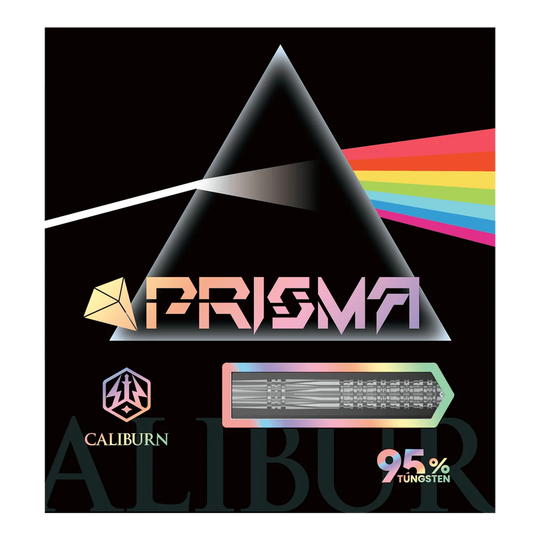 Dardos blandos Caliburn Prisma P2 - 20 g Auf dem Bild sind die Caliburn Prisma P2 Softdarts in der 20g Variante zu sehen. Das Produkt besticht durch sein attraktives Design und seine Qualität.