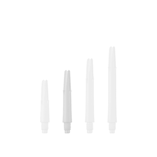 Ejes en L estilo L bloqueados rectos - Blanco Ein einzelner L-Style L-Shafts Locked Straight - White 190 wird präsentiert. Der Schaft ist weiß und mittellang.