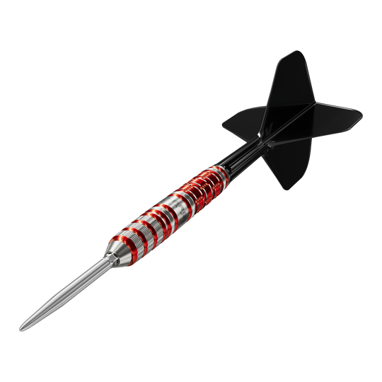 Dardos de acero Target Japan Black Marque Spinel Swiss Point - 23 g Das Foto zeigt die Target Japan Black Marque Spinel Swiss Point Steeldarts mit 23g. Diese Steeldarts sind besonders bei professionellen Spielern beliebt.