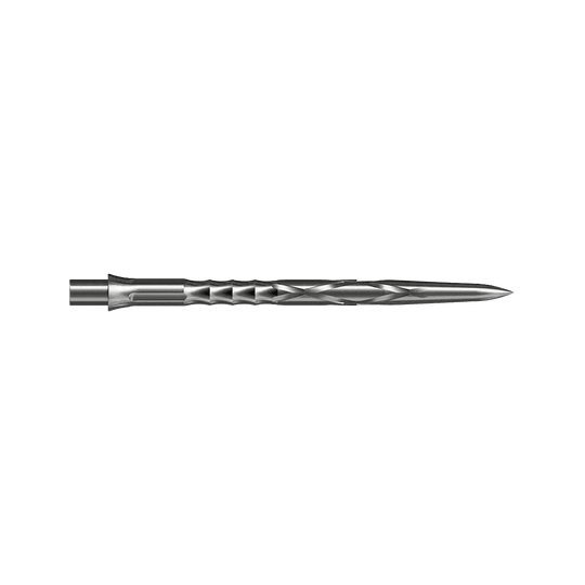 Puntas de dardos de acero Caliburn System - HAN G2 - Plata Gezeigt wird eine silberne Steeldartspitze Caliburn Evo System HAN G2 in 36 mm Länge. Die Spitze ist für Steeldarts gedacht.
