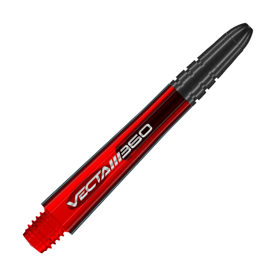 Ejes Winmau Vecta Blade 360 - Rojo Abgebildet ist ein Dart-Schaft mit der Bezeichnung 7025-219_Winmau_Vecta_Blade360_Shafts_Rot_40mm_2. Das Produkt ist rot und eignet sich für verschiedene Dartpfeile.