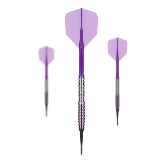 Dardos blandos Caliburn Awakening ET - 20,5 g Zu sehen ist ein Artikel namens CB1896_Caliburn_Awakening_ET_Softdarts_1Set. Wahrscheinlich handelt es sich um ein Set von Softdarts.