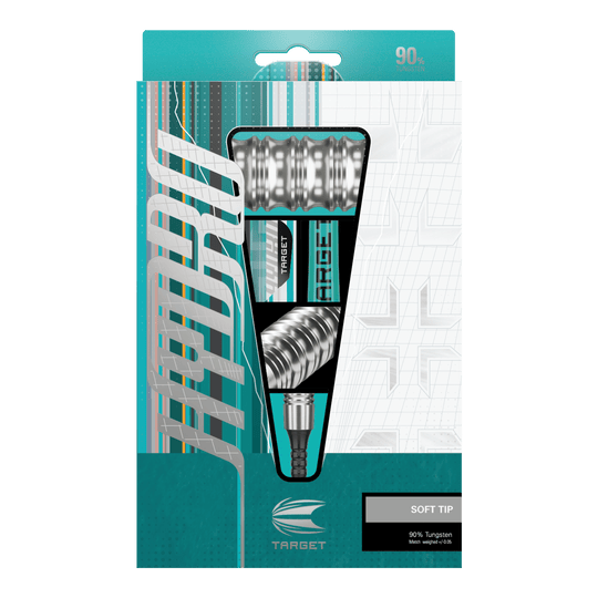 Dardos blandos Target Hydro 12 Zu sehen sind die Target Hydro 12 Softdarts. Sie bieten eine gute Griffigkeit und Balance.