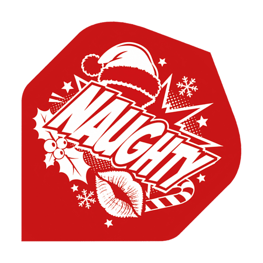 Vuelos estándar McDart Naughty Or Nice No2 Das Bild zeigt McDart Naughty Or Nice No2 Standard Flights. Hierbei handelt es sich um hochwertige Dartflights.