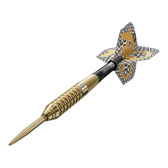 Dardos de acero Target Bolide Envy 02 Swiss Point Gezeigt wird der Target Bolide Envy 02 Swiss Point Steeldart. Der Dartpfeil ist für präzises Werfen und hohen Komfort konzipiert.