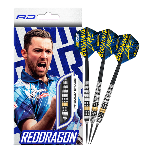 Dardos de latón y acero Red Dragon Luke Humphries - 21 g