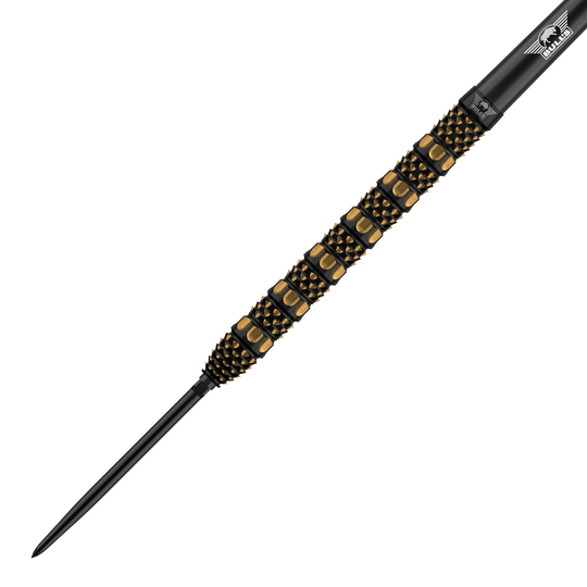 Dardos de acero con punta convertible Bulls NL Advantage 95 Das Produkt zeigt Bulls NL Advantage 95 Rail Convertible Point Steeldarts. Mehrere Darts sind abgebildet.