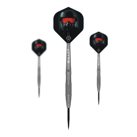 Dardos de acero Bullet Ranger Dieses Bild zeigt ein Set der Bullet Ranger Steeldarts. Das Produkt ist ideal für Dartspieler.