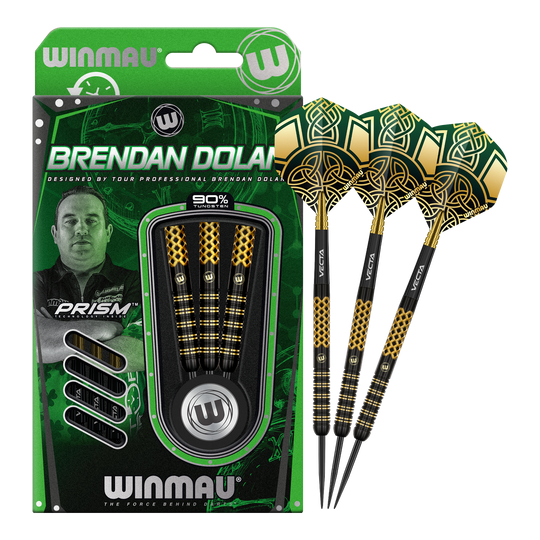 Dardos de acero Winmau Brendan Dolan Signature Series Winmau Brendan Dolan Signature Series Steeldarts werden präsentiert. Das Produkt bietet professionelle Qualität für Dartspieler.
