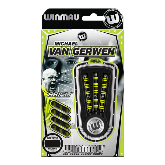 Dardos de acero Winmau Michael Van Gerwen 85 Pro-Series