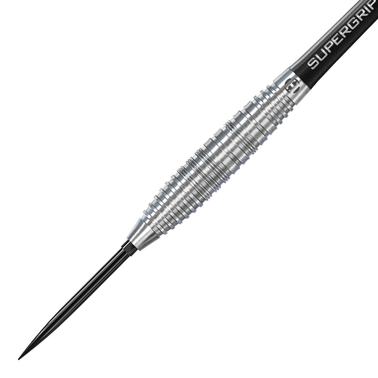 Dardos de acero de punta rápida Harrows NX90 Bomb Die Abbildung zeigt Harrows NX90 Bomb Quick Point Steeldarts. Die Steeldarts sind für das Dartspiel konzipiert.