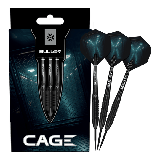 Dardos de acero Bullet Cage Abgebildet sind die Bullet Cage Steeldarts. Das Produkt eignet sich ideal für Dartspieler.