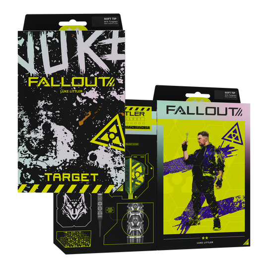 Dardos blandos Target Luke Littler Nuke Fallout - 19 g