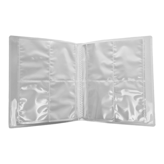 Álbum de coleccionista Panini en blanco Auf dem Bild ist der Panini Blanko Sammelordner abgebildet. Der weiße Sammelordner ist für Panini-Sammelkarten geeignet.