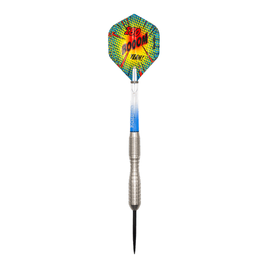 Dardos de acero Karella Comic Line CL-3 - 24 g Hier ist ein Karella Comic Line CL-3 Steeldarts - 24g abgebildet. Das Design des Dartpfeils ist gut sichtbar.