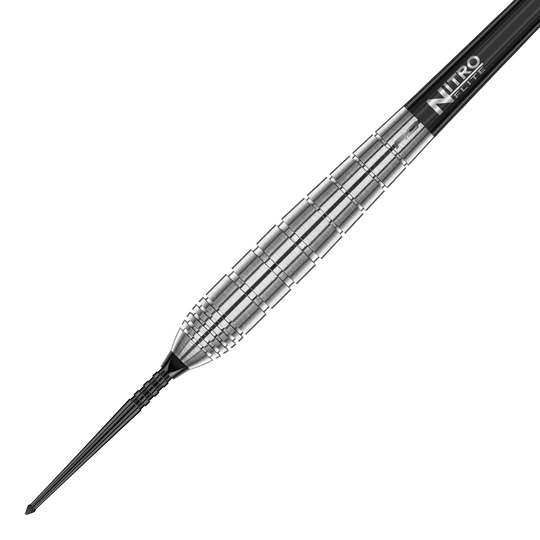 Abgebildet sind die Red Dragon Luke Humphries TX1 Pioneer Switch Point Steeldarts. Diese Darts sind speziell für präzises Dartspiel konzipiert.