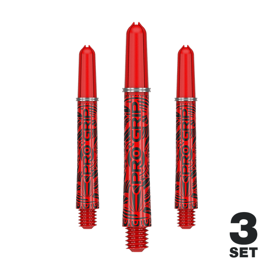 Cañas de tinta Target Pro Grip - 3 juegos - Rojo