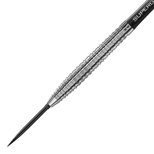 Die Harrows NX90 Tapered Quick Point Steeldarts werden vorgestellt. Das Produkt zeichnet sich durch eine schlanke Form und hochwertige Verarbeitung aus.