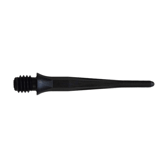 Puntas de dardo blandas Caliburn 2BA negras - paquete de 50 Hier sieht man die Caliburn 2BA Softdartspitzen in Schwarz als 50er Packung. Die Spitzen sind ideal für Softdartspiele geeignet.