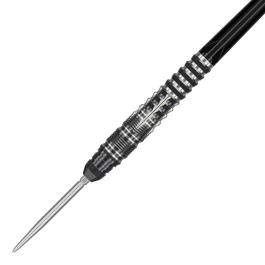Dardos de acero Target Japan Black Marque Blaze Swiss Point - 23 g Das Foto zeigt die Target Japan Black Marque Blaze Swiss Point Steeldarts - 23g. Die Darts verfügen über spezielle Spitzen für optimale Leistung beim Spiel.
