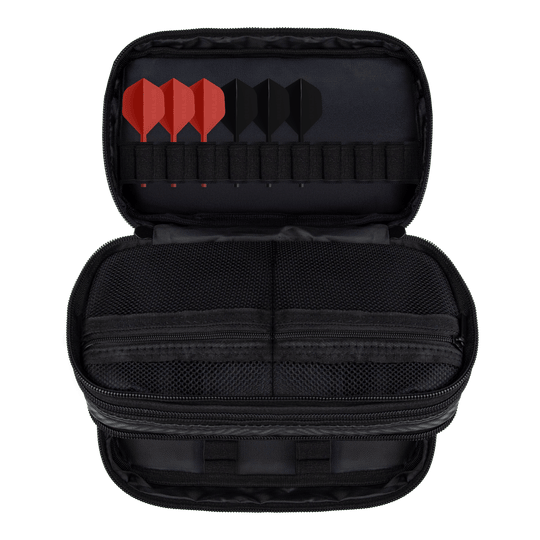 Cartera de carbono Bulls NL Das Bild zeigt das Bulls NL Carbon Wallet. Dieses Produkt ist eine praktische Aufbewahrung für Darts und Zubehör.