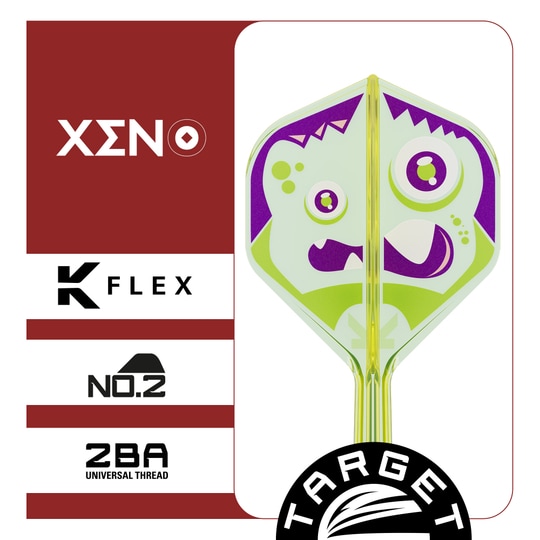 Vuelos estándar Target Japan K-Flex Xeno No2 Das Bild zeigt die Target Japan K-Flex Xeno No2 Standard Flights. Diese Flights sind Zubehör für Dartpfeile.