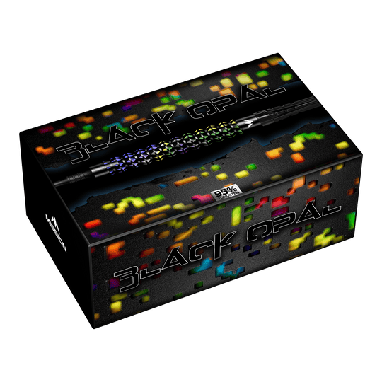 Dieses Bild zeigt die Mission Black Opal Softdarts - 20g. Die Softdarts werden detailliert präsentiert.