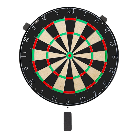 Juego de dardos Karella BullOut que incluye 2 juegos de dardos de acero. Abgebildet ist das Karella Dartboard BullOut Set inklusive zwei Sätzen Steeldarts. Dieses Set ist ideal für das heimische Dartspiel.