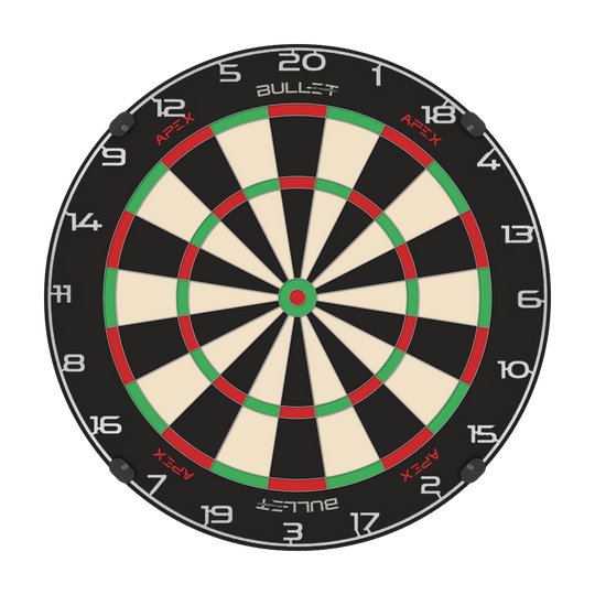 Anillo de número de diana de bala Dargestellt ist ein weiterer silberner Dartboard-Zahlenring. Er wird verwendet, um die Punktzahlen beim Dart zu markieren.