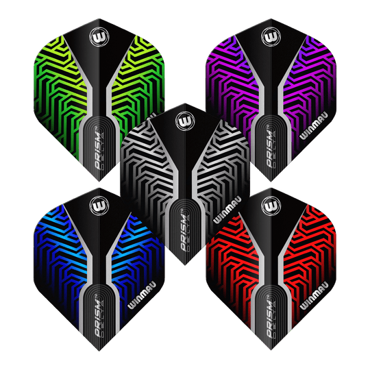 Colección de vuelos estándar Winmau Prism Delta No2 Das Bild zeigt die Winmau Prism Delta No2 Standard Flight Collection. Die hochwertigen Flights sind optimal für Dartspieler.