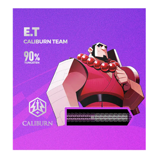 Dardos de acero Caliburn Awakening ET Hier sind die Caliburn Awakening E.T. Steeldarts abgebildet. Die Steeldarts werden detailliert dargestellt.