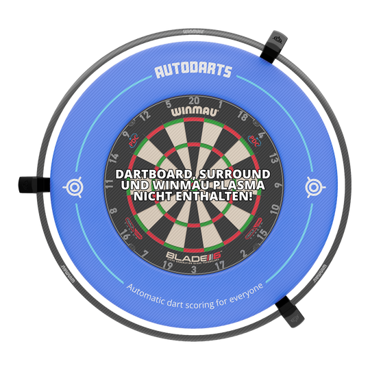 Sistema de puntuación automática Autodarts Vantage Das Bild zeigt das Autodarts Vantage Auto-Scoring-System. Das Produkt ist nicht näher beschrieben.