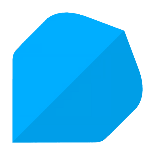 Vuelos estándar Poly-Plain Azul Das Bild zeigt die Poly-Plain Standard Flights in Blau. Es handelt sich um Zubehör für Dartpfeile.