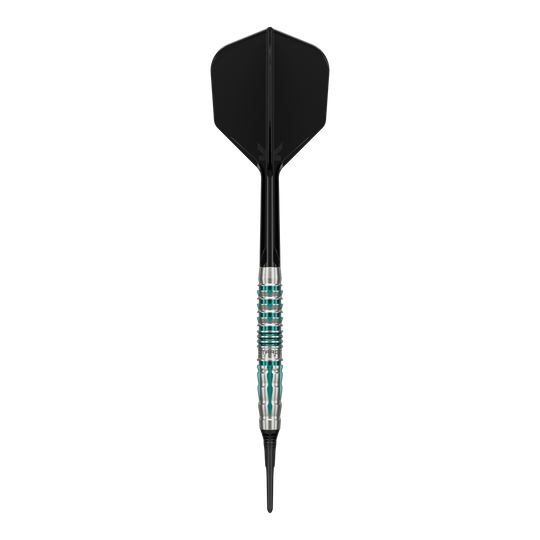 Dardos blandos Target Black Marque Pierce - 18,5 g Zu sehen sind die Target Black Marque Pierce Softdarts mit einem Gewicht von 18,5g. Die Softdarts bieten ein elegantes Aussehen und hohe Wurfgenauigkeit.