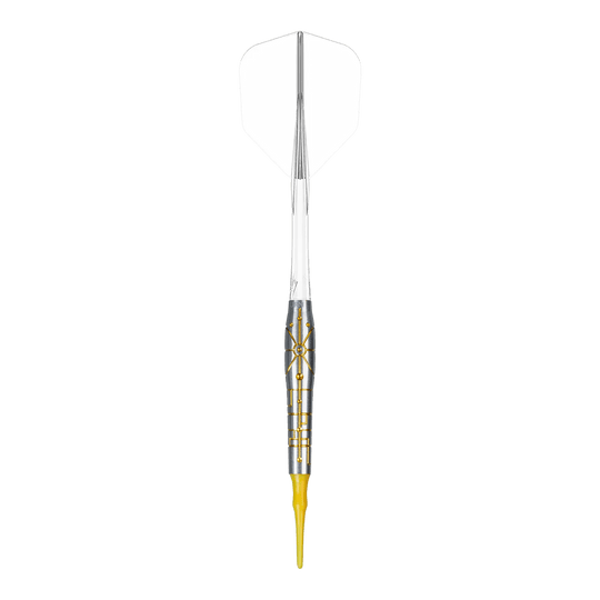 Dardos blandos Falcon de la serie Starships de Caliburn - 20 g Auf dem Bild ist das Produkt Caliburn Starships Series Falcon Softdarts - 20g zu sehen. Es handelt sich um einen Softdart mit ansprechendem Design.