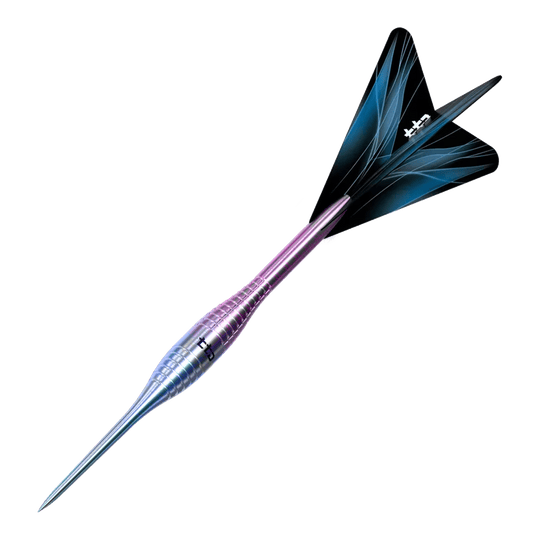 Dardos de acero Caliburn TTD Complete Titanium T2 Rainbow - 6 g Gezeigt werden Caliburn TTD Complete Titanium T2 Rainbow Steeldarts - 6g. Diese Steeldarts sind aus Titan gefertigt und haben eine regenbogenfarbene Optik.
