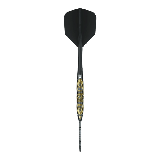 Dardos de acero Caliburn Halo H2 - 22,5 g Abgebildet sind die Caliburn Halo H2 Steeldarts mit einem Gewicht von 22,5g. Die Darts bieten ein modernes Design und eine hervorragende Griffigkeit.