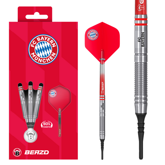 Dardos blandos de tungsteno Beazd FC Bayern Munich - 18 g