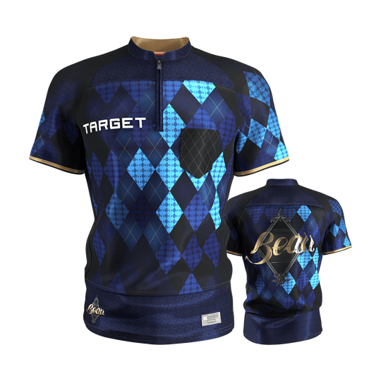 Camiseta de dardos Beau Greaves de Target 2027 Das Bild zeigt das Target Beau Greaves Dartshirt 2027. Es handelt sich um ein Dartshirt des Herstellers Target.