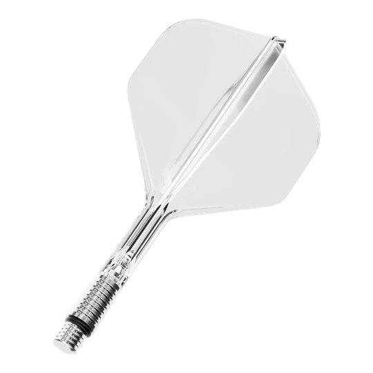 Vuelos estándar Target K-Shift No2 - Transparente Dieses Bild zeigt ein einzelnes Target KShift No2 Standard Flight, klar, mit einer Größe von 26mm. Es handelt sich um ein Teil für Dartpfeile.