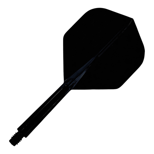 Sistema de eje de vuelo Evolution EVO1 - Negro Abgebildet ist das Evolution EVO1 Flight-Shaft-System in Schwarz. Das Produkt wird einzeln vor weißem Hintergrund präsentiert.