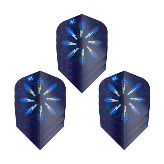 Juego de 3 plumas Target ProUltra Phil Taylor Power Gx2 Ten-X Target ProUltra Phil Taylor Power Gx2 Ten-X Flights - 3 Sets werden hier dargestellt. Diese Flights sind für Dartpfeile geeignet.
