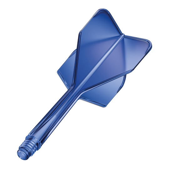 Sistema de eje de vuelo GOAT A1R No6 - Azul Das Bild zeigt das Produkt "GOAT A1R No6 Flight-Shaft-System" in Blau. Es handelt sich um einen einteiligen Flight-Shaft für Darts.