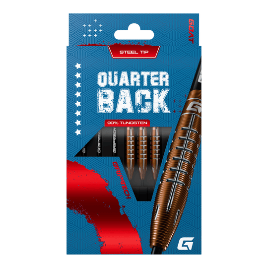 Dardos de acero de tungsteno GOAT Quarterback V2 - 24 g