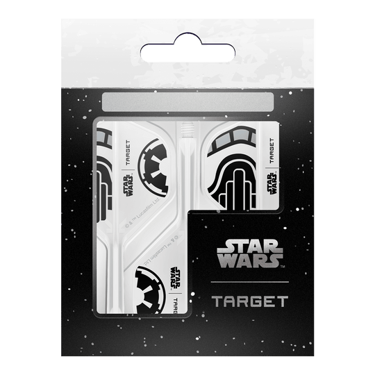 Target Star Wars K-Flex Stormtrooper No. 2 Vuelos Estándar Target Star Wars K-Flex Stormtrooper No2 Standard Flights. Standard-Dartsflights mit Stormtrooper-Motiv inspiriert von Star Wars.